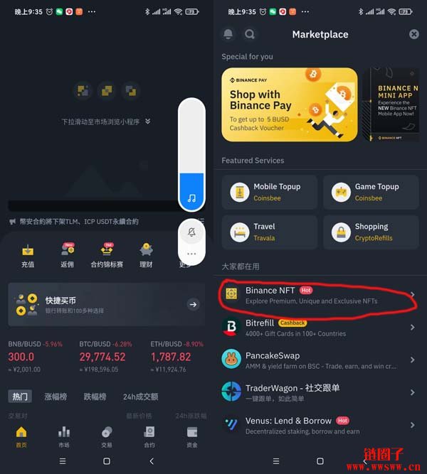 币安币平台(币安币行情走势图)